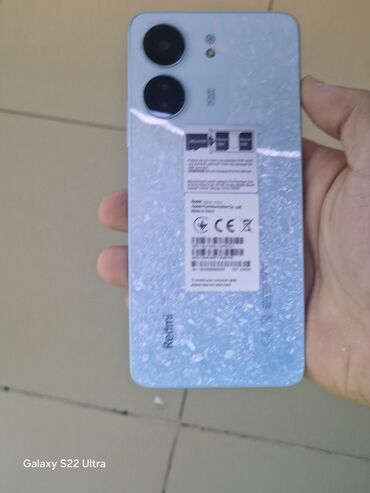 Redmi: Redmi, Redmi 13C, Б/у, 256 ГБ, цвет - Голубой, 2 SIM