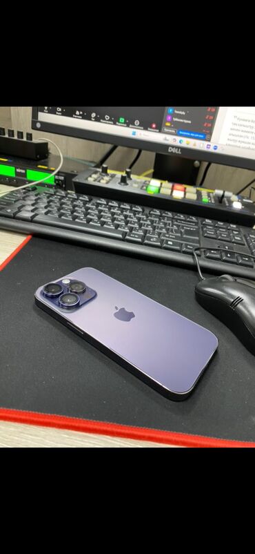 айфон 14 про копия: IPhone 14 Pro, Б/у, 256 ГБ, Deep Purple, Зарядное устройство, 85 %