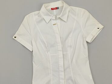 bluzki damskie białe krótki rękaw: Koszula Damska, S, stan - Dobry