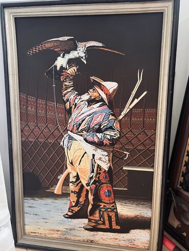 картинка бишкек: Продаем картинку «Богатый Кыргыз, охотник с соколом» размер 110/65