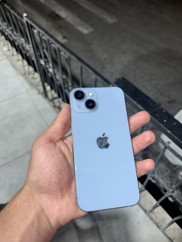 Запчасти для телефонов: IPhone 14, 256 ГБ, Синий, Face ID