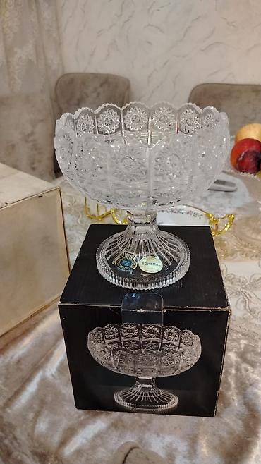 meyve dekor: Məhsul: Bohemia Crystalite Çexindi iki cütdü.şirniyyat/ meyvə qabı — 4