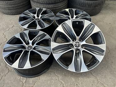 облегченные: Литые Диски R 18 Toyota, Комплект, отверстий - 5, Б/у — 3