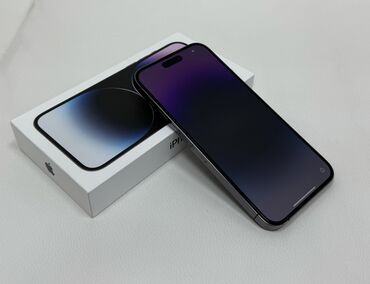 айфон икс сес: IPhone 14 Pro Max, Колдонулган, 256 ГБ, Deep Purple, Коргоочу айнек, Каптама, Куту, 88 %