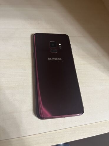 самсунг s51: Samsung Galaxy S9, Колдонулган, 64 ГБ, түсү - Кызгылт көк, 2 SIM