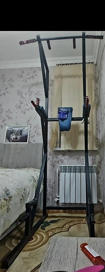 Turniklər və bruslar: Çoxfunksiyalı ev trenajoru – turnik, dip və press stansiyası - Metal — 1