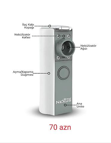 nebulizator: Direct NEXUS Taşınabilir Mesh Nebulizator – Yeni nəsil Qiymət: 70 AZN — 5