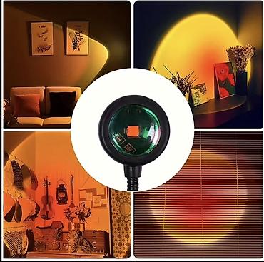 mini projector: Проекционный свет “закатное солнце” с USB-питанием - Создаёт мягкое — 2