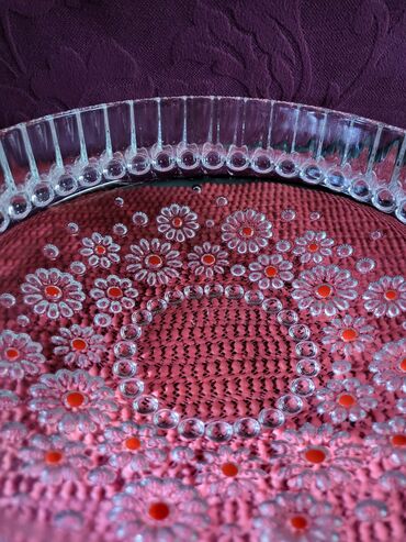 Činije: Cinija nova Walther kristal,led kristal Nemacka. 60,70te — 6