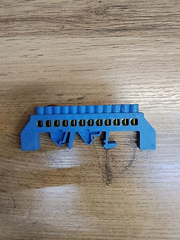 argb controller: Шинный клеммный блок (нулевая шина) на DIN‑рейку, синяя. - 12 — 1