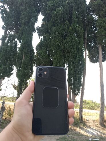 apple ноутбук бу: IPhone 11, 128 GB, Qara, Barmaq izi, Face ID