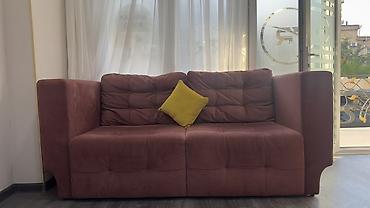 Divanlar: Məhsul: 3-4 nəfərlik yumşaq divan - Rəng: Tozlu çəhrayı/şərab çaları — 3