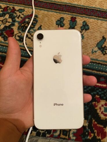 муляж для айфона: IPhone Xr, Б/у, 64 ГБ, Белый, Зарядное устройство, 86 %