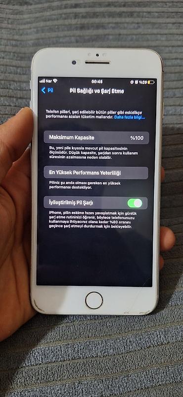 купить айфон 6 с бу: IPhone 8 Plus, Белый, Отпечаток пальца — 3
