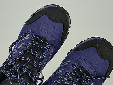 trekingowe: Damskie buty trekkingowe/mid hiking – kolor fioletowo‑czarny z szarymi — 5