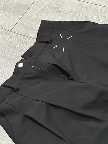 nike tech flecce: Абсолютно новые (10/10) черные широкие брюки с высокой посадкой и — 2