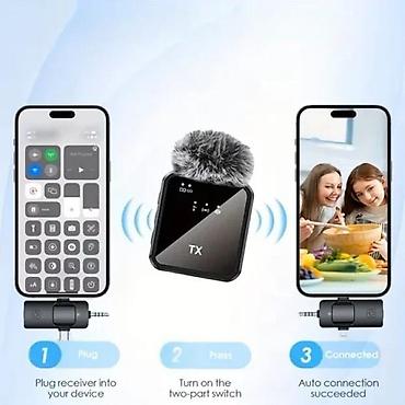 Mikrofoni: Univerzalni bežični lavalier mikrofonski sistem 3 u 1 T-16. Bežični — 5