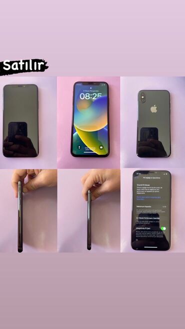 iphone 12 azerbaycanda qiymeti: IPhone X, 64 GB, Qara, Simsiz şarj