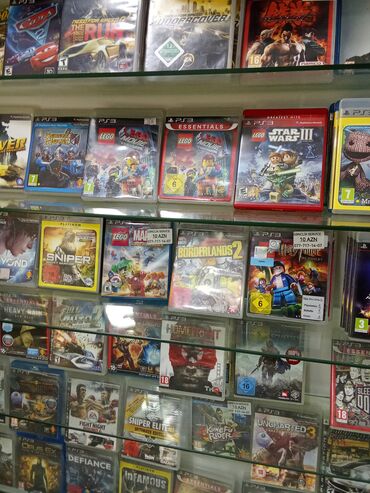 PS3 (Sony PlayStation 3): PlayStation 3 (PS3) üçün müxtəlif oyunlar təklif olunur. Aksiyon