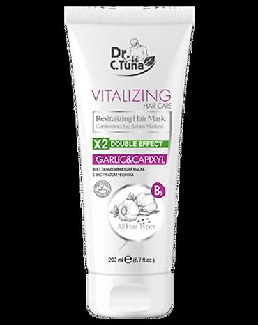 analogni sat: Dr. C. Tuna Vitalizing Hair Care – Revitalizing Hair Mask, Garlic — 1