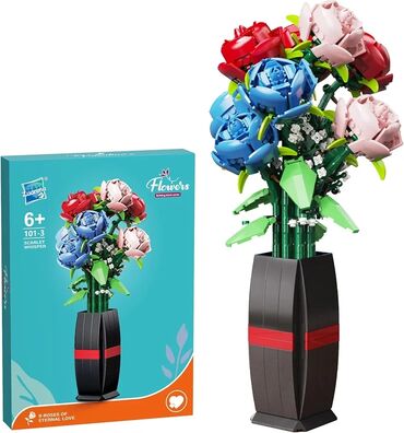 Oyuncaqlar: Конструктор букет из роз от производителя Zuanma серии Flowers lalafo.az -da Oyuncaqlar: Конструктор букет из роз от производителя Zuanma серии Flowers