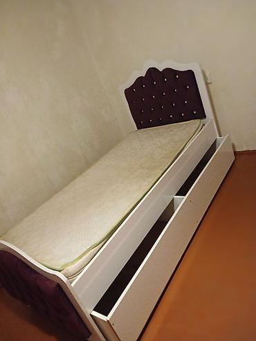 carpayı bazası: Tək nəfərlik çarpayı – bazalıdı və ağ korpus + bənövşəyi — 1