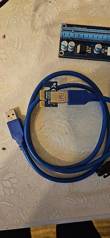 кронштейн для видеокарты: PCI-E riser dəsti – PCI-E 1x → 16x (model: PCE164P-N03, VER 006S) — 5