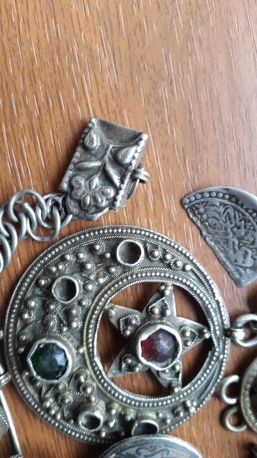 Bijuteriya dəstləri: Etno üslubda bəzək əşyaları dəsti – müxtəlif hissələr və asqılardan — 7