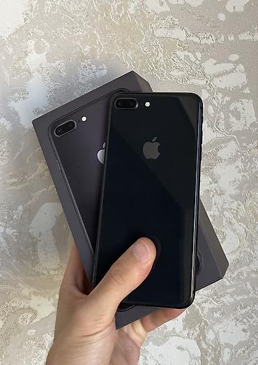 IPhone 8 Plus, 64 GB, Qara, Barmaq izi, Simsiz şarj, Sənədlərlə