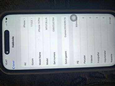 Apple iPhone: IPhone 15 Pro, 512 GB, Natural Titanium, Face ID — 3