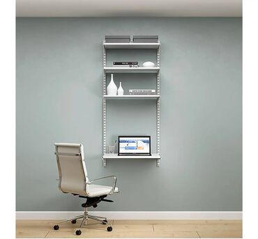 мякая мебель: Гардеробная система ПРАКТИК Home Офис 3 белая отличается