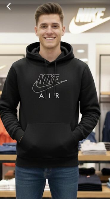 Duksevi: Duks, 2XL, L, M, Hugo Boss, bоја - Crna, Sa kapuljačom — 10