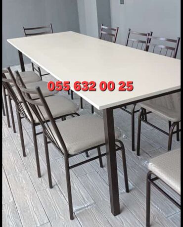 Masa və oturacaq dəstləri: Mətbəx üçün, Yeni, Açılmayan, Dördbucaq masa — 11