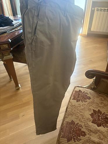 kişi sepi: Klassik Şalvar, Massimo Dutti, XL, rəng - Bej — 2