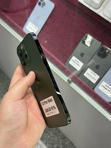 iphone 13 128: IPhone 13 Pro Max, Б/у, 128 ГБ, Alpine Green, Защитное стекло, Чехол, Кабель, В рассрочку, 91 % — 3