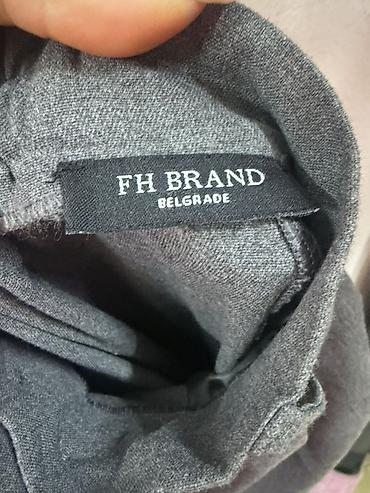 bež pantalone: Sive pantalone FH Brand Belgrade - Klasičan, ravniji kroj sa dubljim — 2