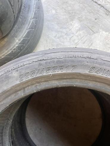 диски 22545 r17: Комплект шин 225/45 ZR17 94W
Состояние б/у
Торг есть — 4