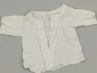 biały sweterek dziewczęcy: Cardigan, Newborn baby, condition - Good