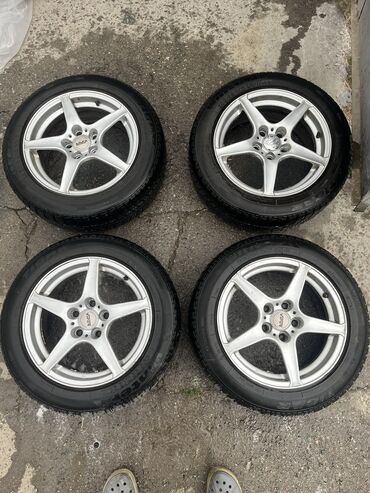 18 диски тойота: Дөңгөлөктөр монтажда 205 / 55 / R 16, All-season, Колдонулган, Комплект, Жеңил унаалар, Куйма, тешиктери - 5