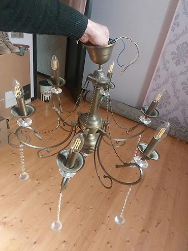 İşıqlandırma: Çılçıraq, 8 lampa, Metal — 2