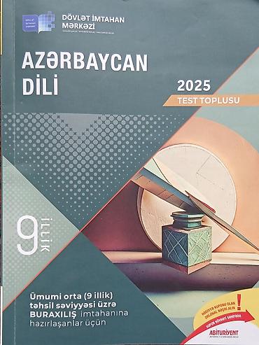 Testlər: Məhsul: DİM 9 illik buraxılış imtahanına hazırlıq üçün 2025 Test — 2