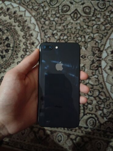 irşad telecom iphone 8 plus: IPhone 8 Plus, 64 GB, Black Titanium, Barmaq izi