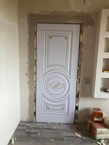 Otaq qapıları: Yeni Otaq qapısı Zamok və çərçivə ilə, Ödənişli quraşdırma, Rayonlara çatdırılma, Pulsuz çatdırılma — 29