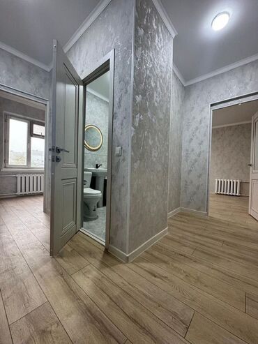 суточный квартира в бишкеке: 1 комната, 38 м², 105 серия, 5 этаж, Евроремонт
