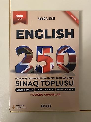 Testlər: Yenidir. İstifadə olunmayıb Məhsul: “English 250 – Buraxılış — 1