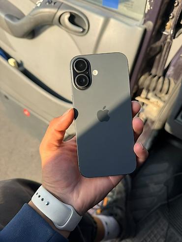 IPhone 17, Б/у, 256 ГБ, Графит, Защитное стекло, Чехол, Кабель, 100 %