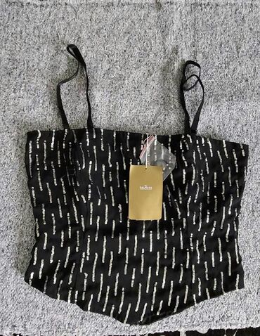 tokio hotel majica: Balmain, S (EU 36), Stripes, color - Black