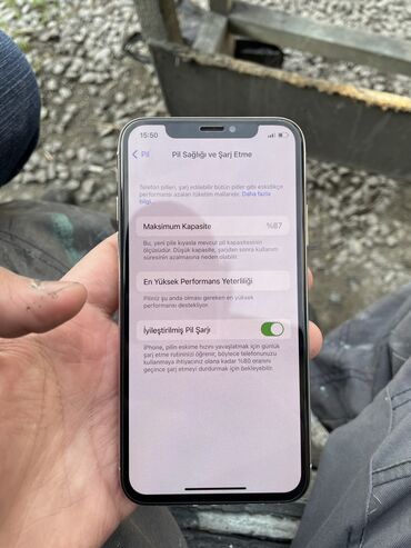 Mobil telefonlar: IPhone X, 64 GB, White Titanium, Face ID