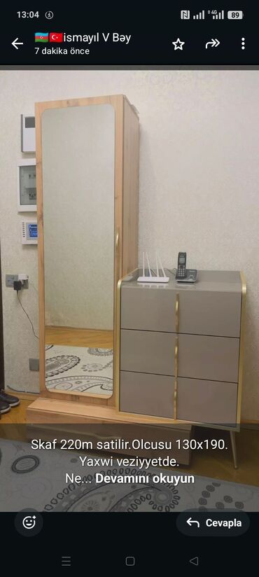 xacmazda tecili satilan evler: Шкаф в прихожей