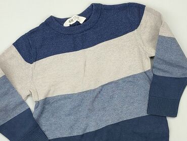 eleganckie spodnie z wysokim stanem i paskiem: Sweatshirt, H&M, 2-3 years, 98-104 cm, condition - Good